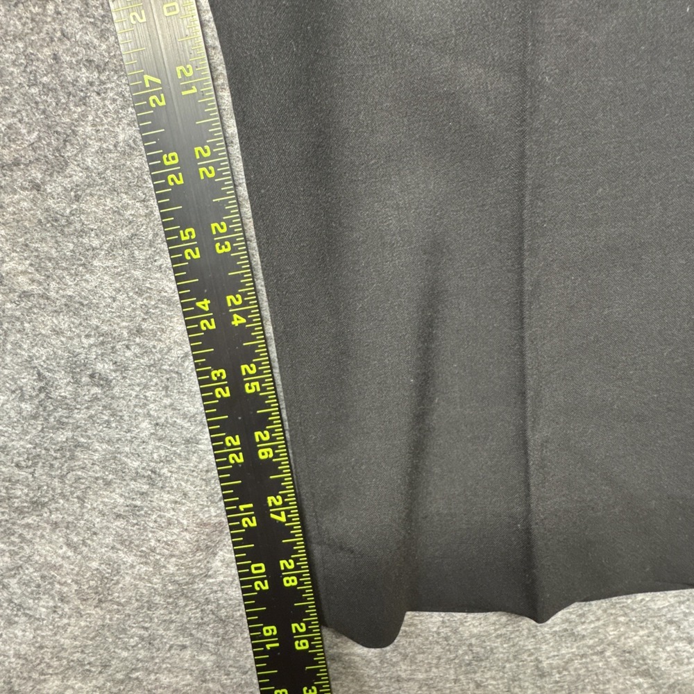 Calvin Klein Mens Black Slim Fit Dress Pants 40x30 Flat Front Stretch 1882280 - Picture 4 of 10